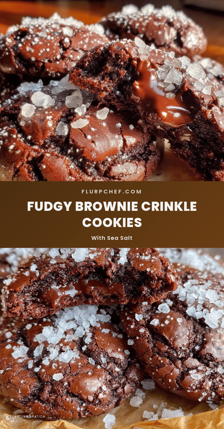 savory brownie mix crinkle cookies recipe