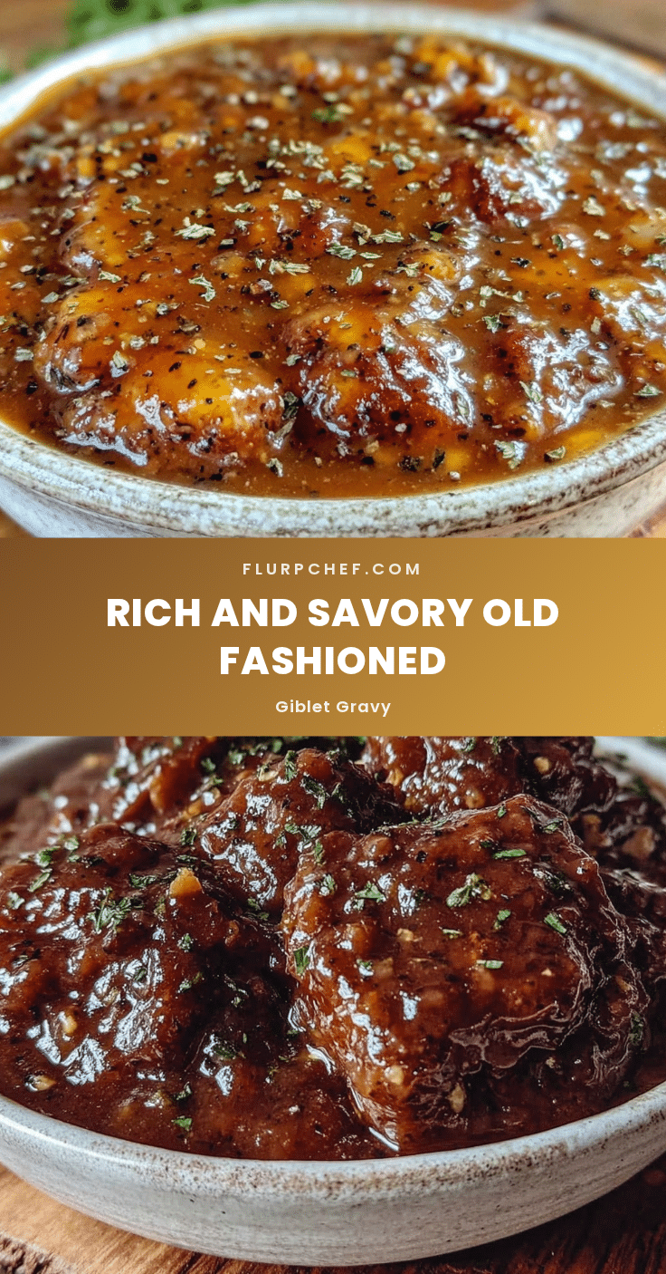 savory old fashioned giblet gravy recipe recipe
