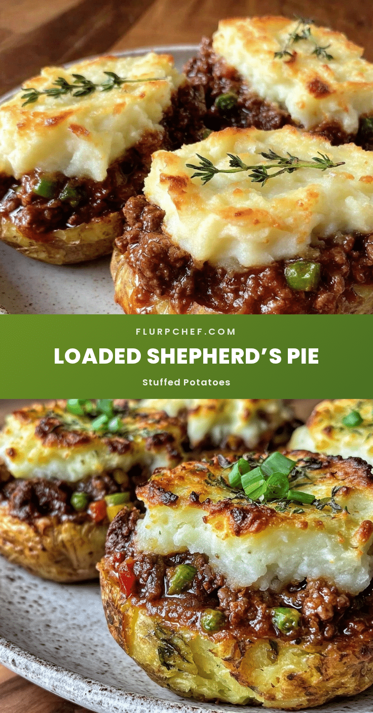 shepherds pie stuffed baked potatoes recipe