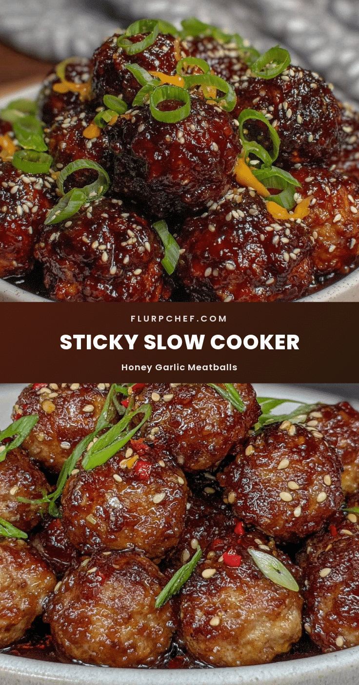 slow cooker honey garlic meatballs recipe