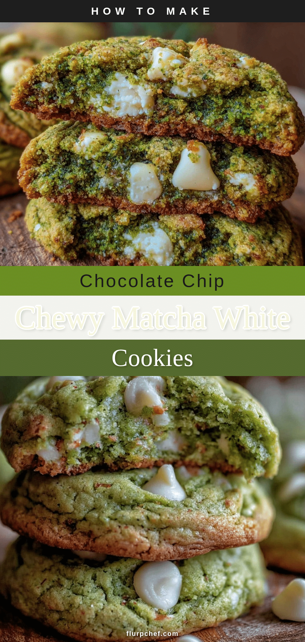 chewy matcha white chocolate chip cookies recipe