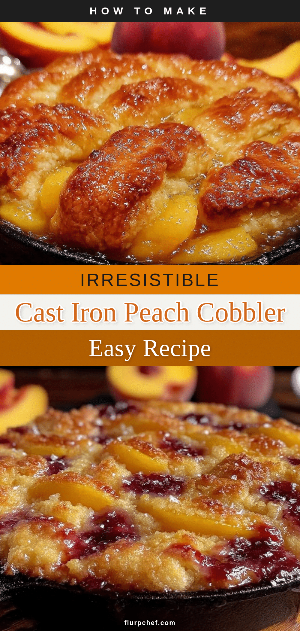 cozy peach cobbler cast iron skillet recipe