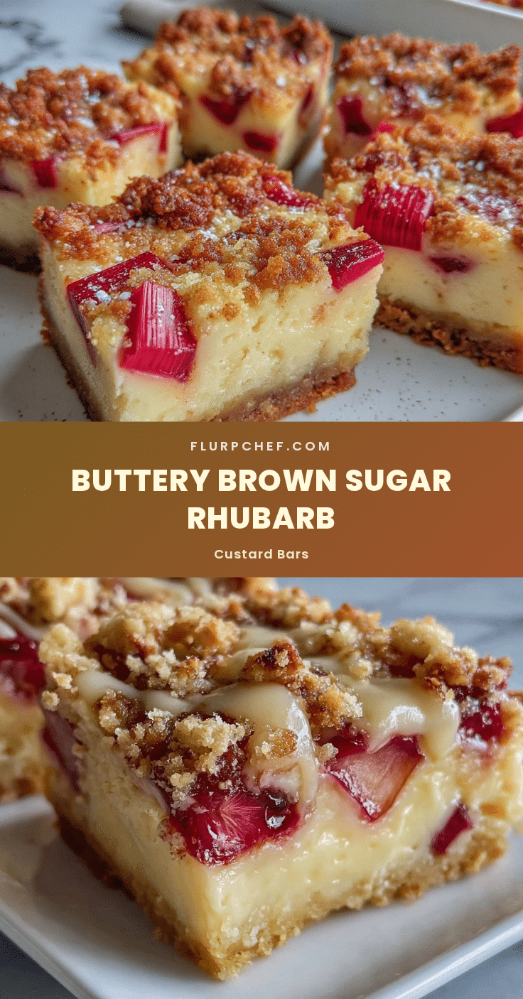 cozy rhubarb custard bars recipe