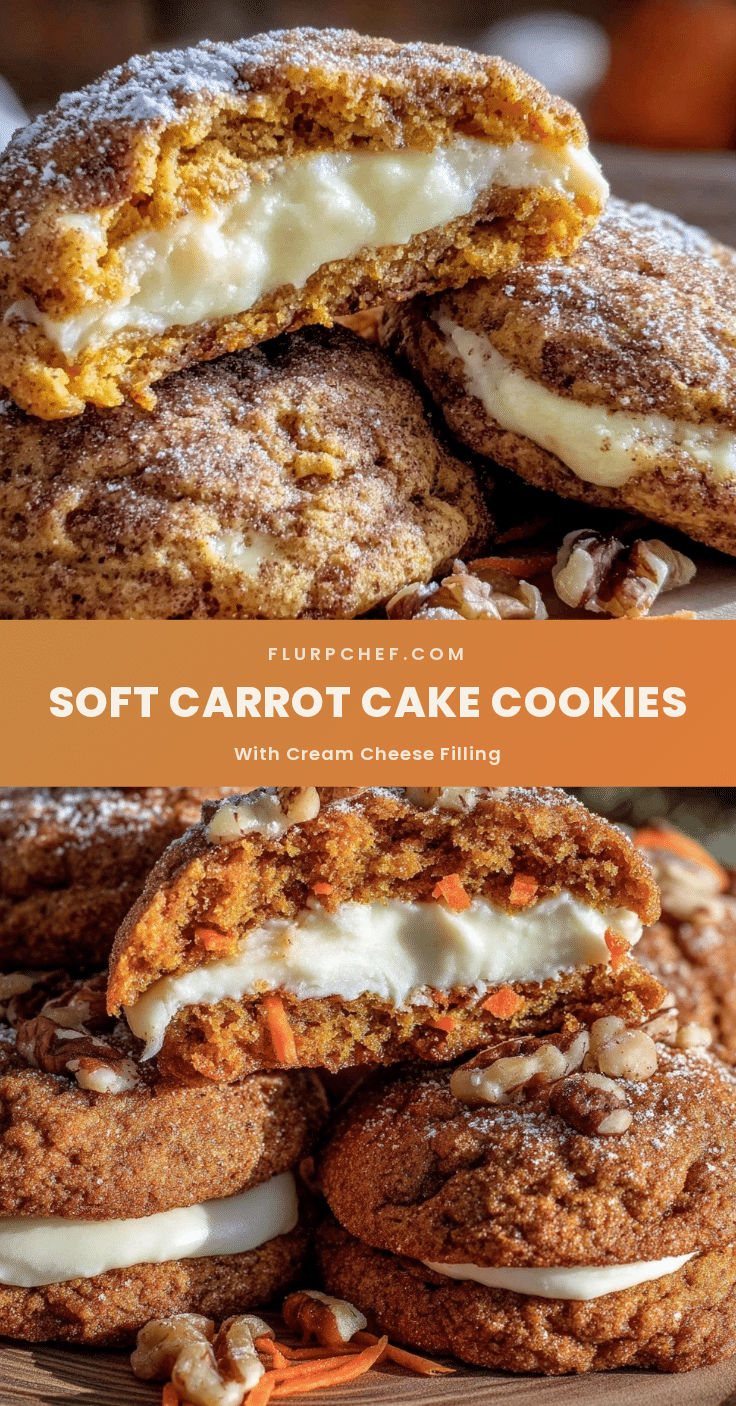 creamy carrot cake cookies recipe