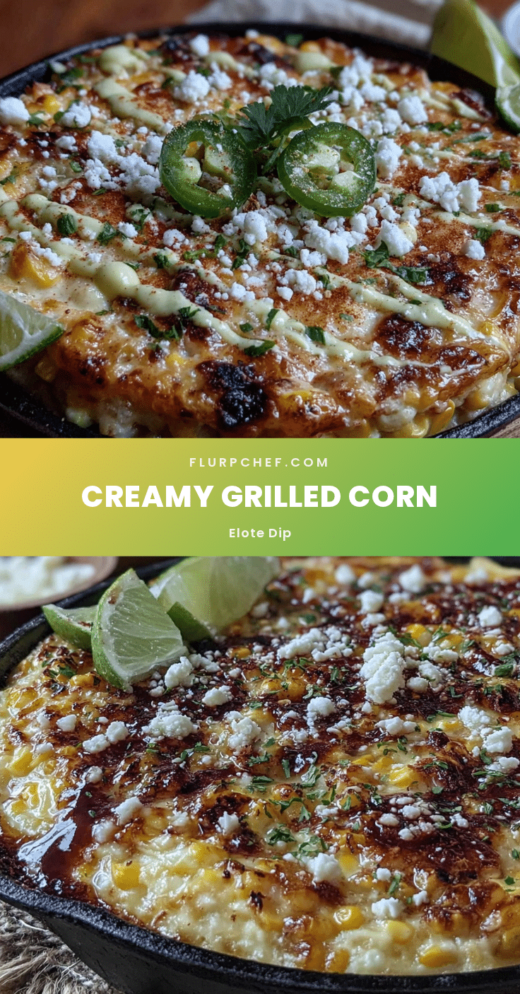 creamy grilled corn elote dip recipe