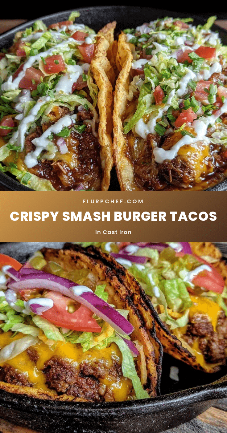 crispy smash burger tacos recipe