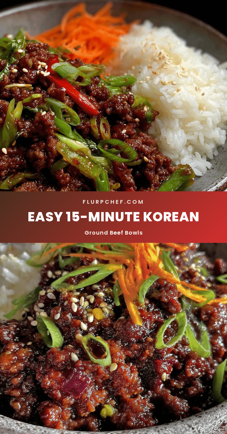 Easy Korean Ground Beef Bowls recipe