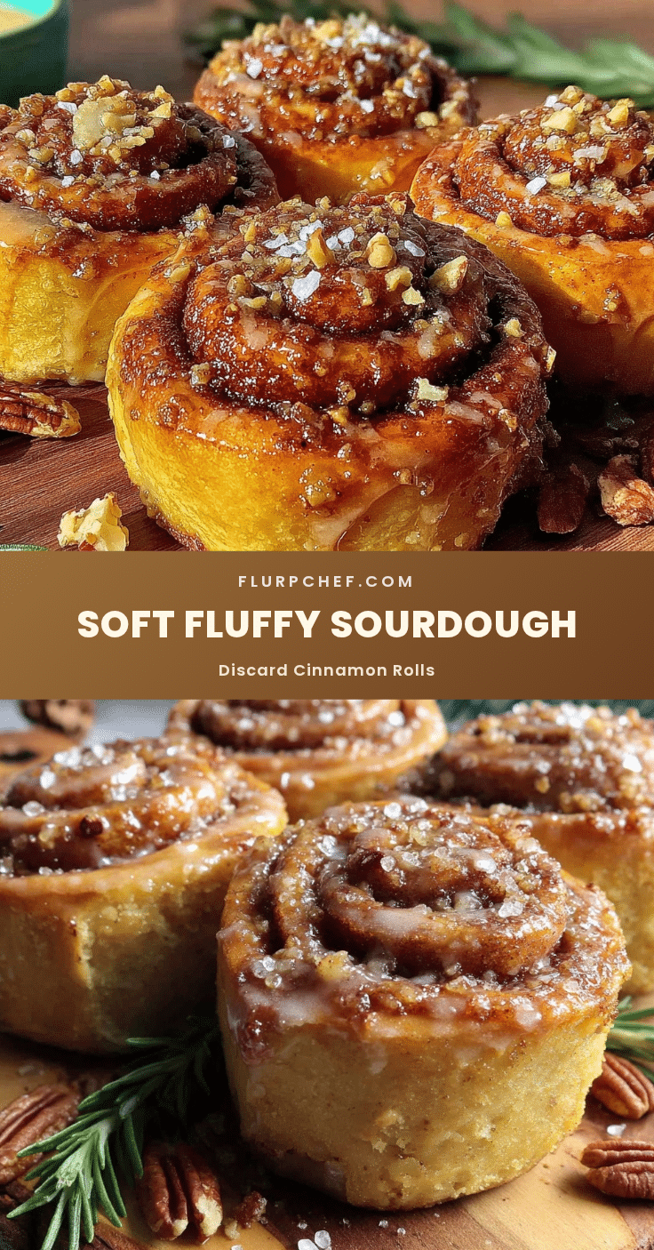 fluffy sourdough discard cinnamon rolls recipe