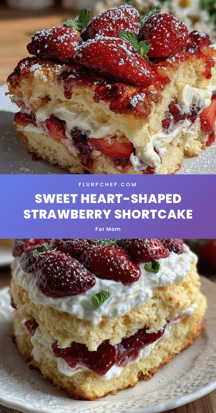 heart-shaped strawberry shortcake recipe