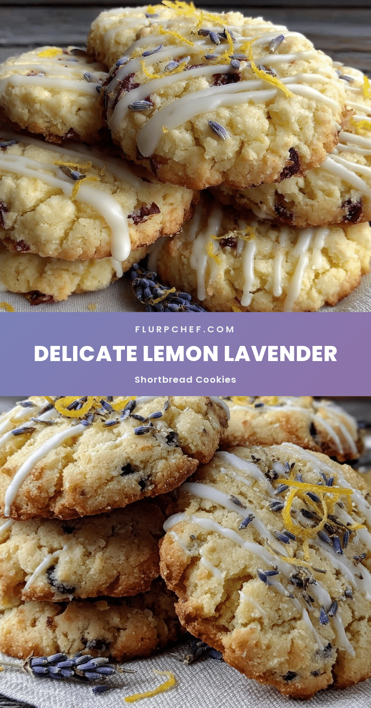 lemon lavender shortbread cookies recipe