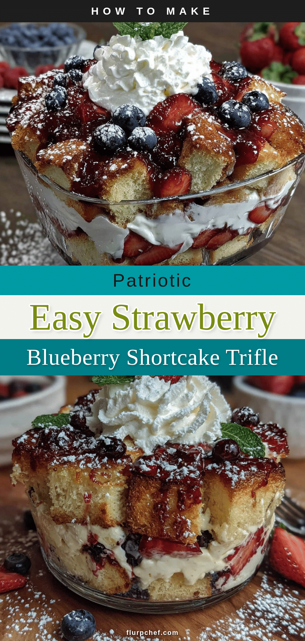 patriotic strawberry blueberry shortcake trifle recipe