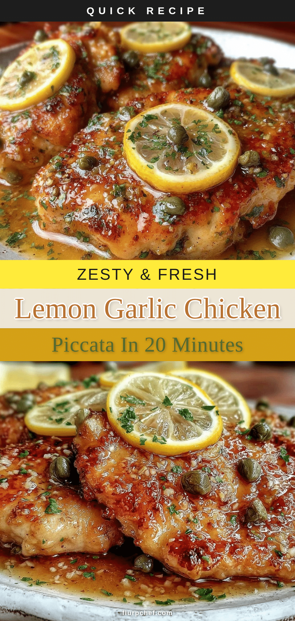 quick lemon garlic chicken piccata recipe
