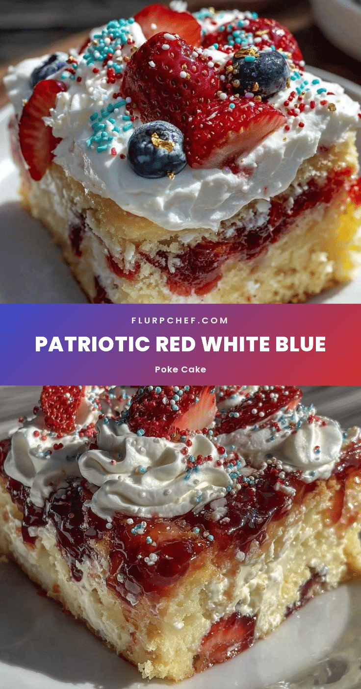 red white and blue poke cake recipe