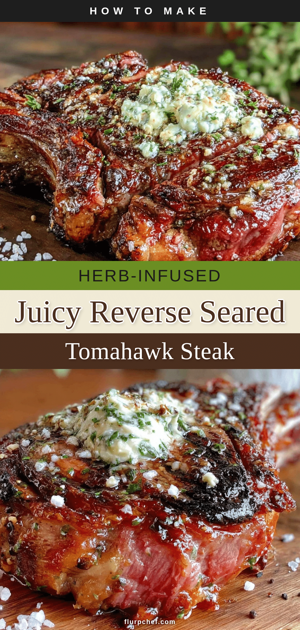 reverse seared tomahawk steak recipe