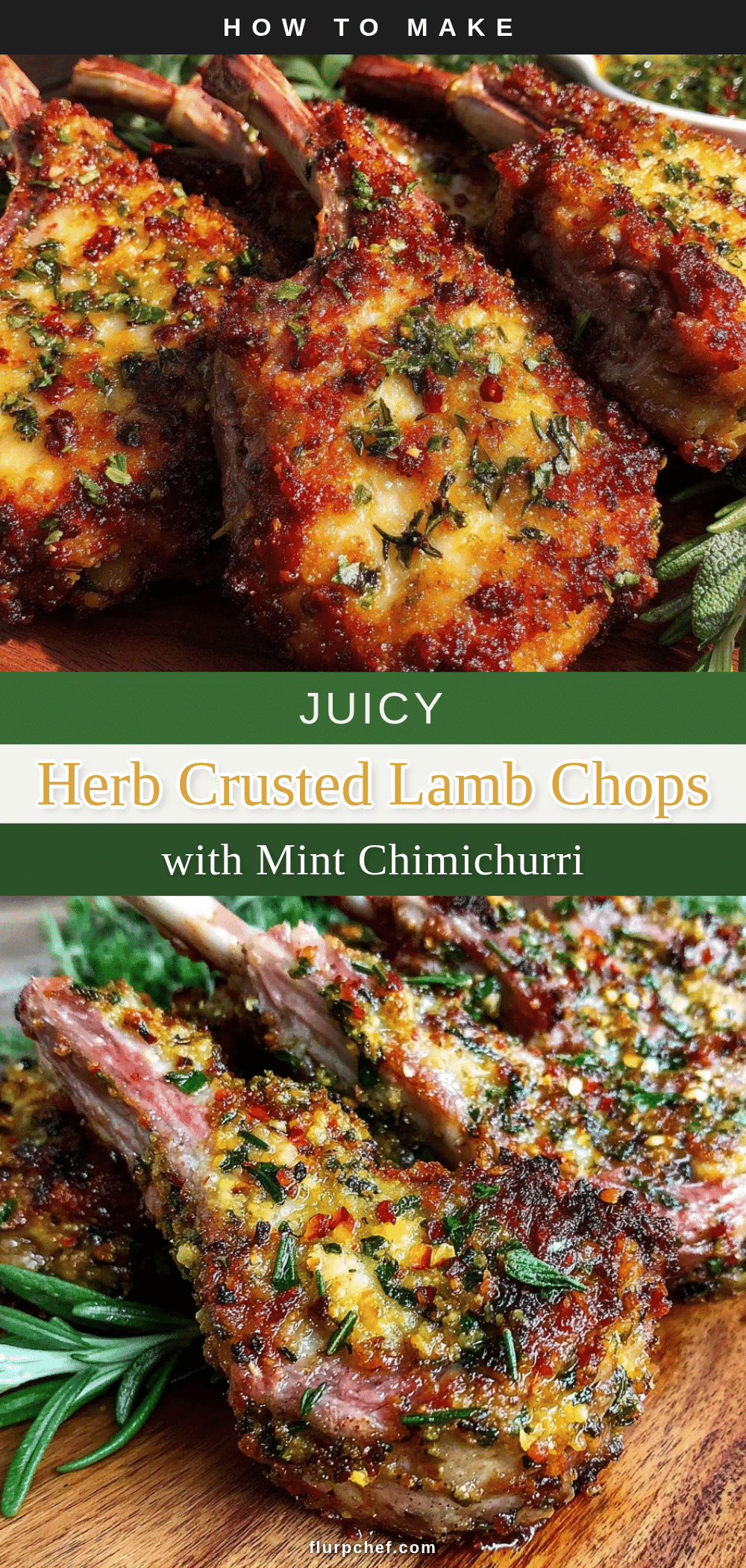 savory herb crusted lamb chops recipe