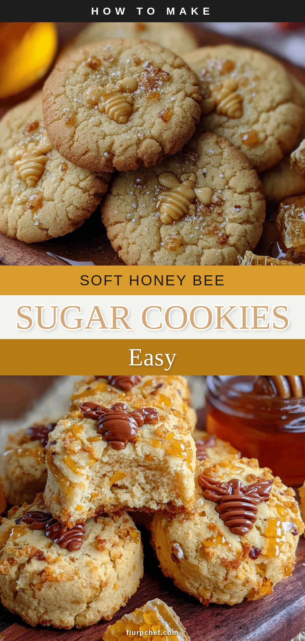 simple honey bee sugar cookies recipe