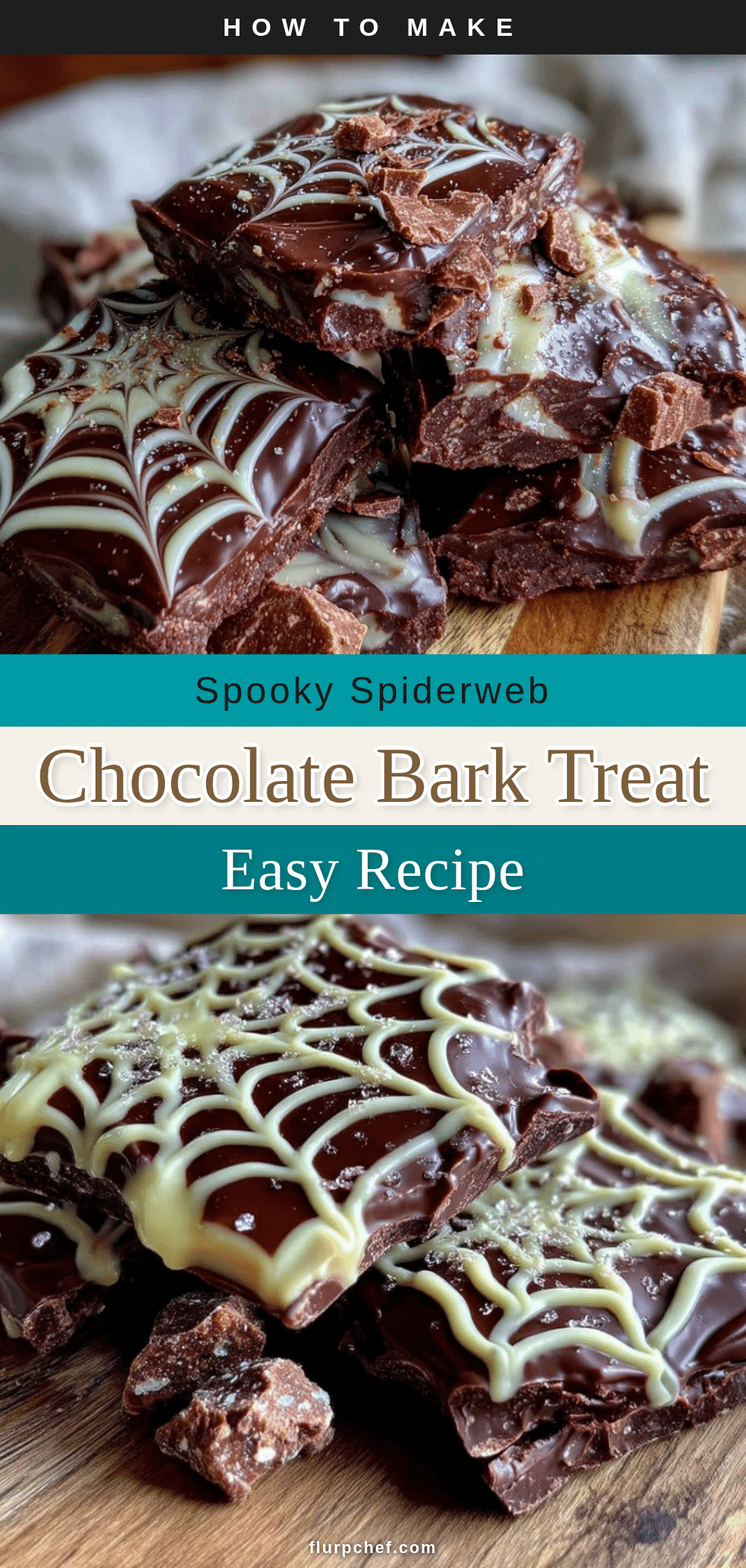 spiderweb chocolate bark recipe