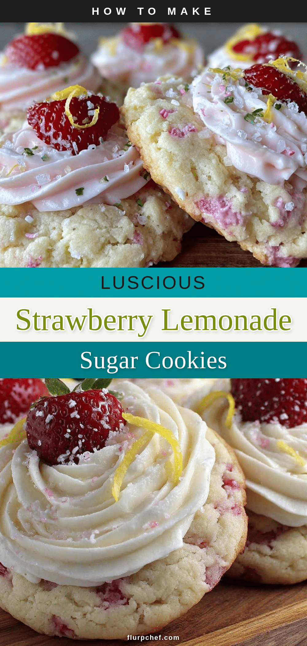 strawberry lemonade sugar cookies recipe