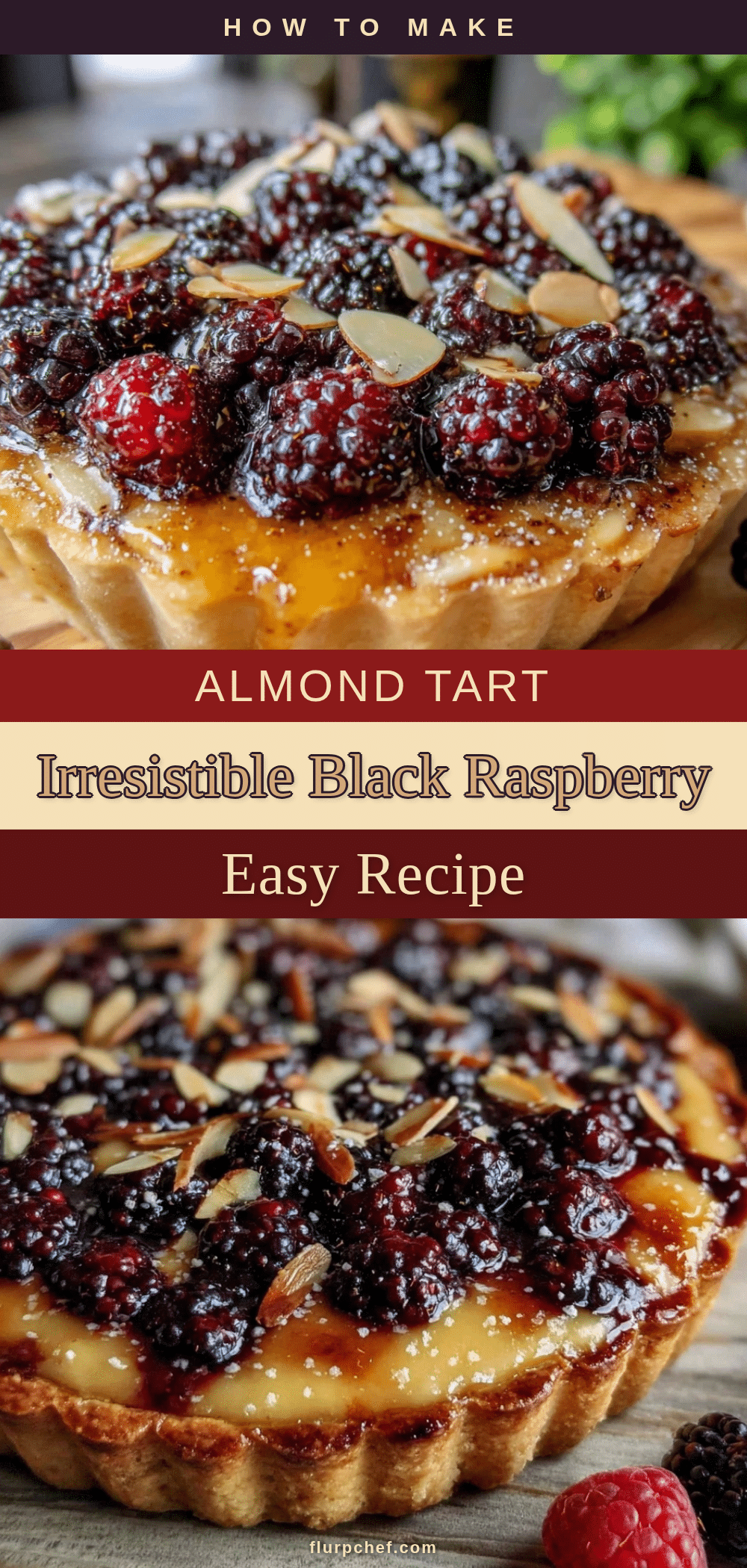 black raspberry almond tart recipe