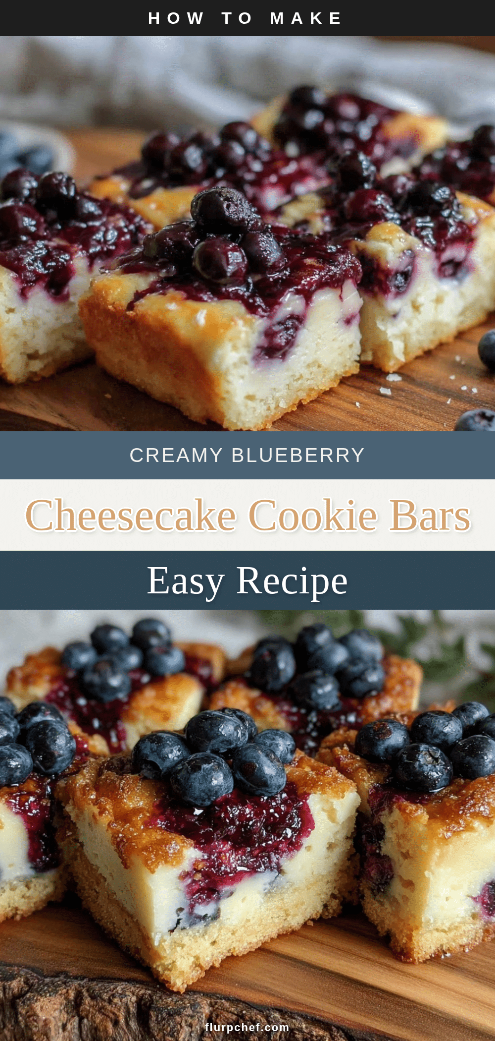 creamy blueberry cheesecake cookie bars recipe