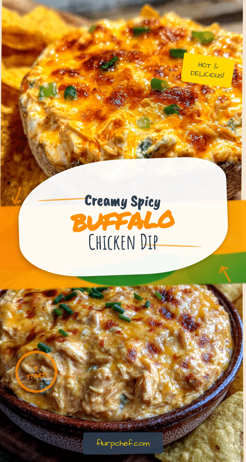 creamy buffalo chicken dip recipe