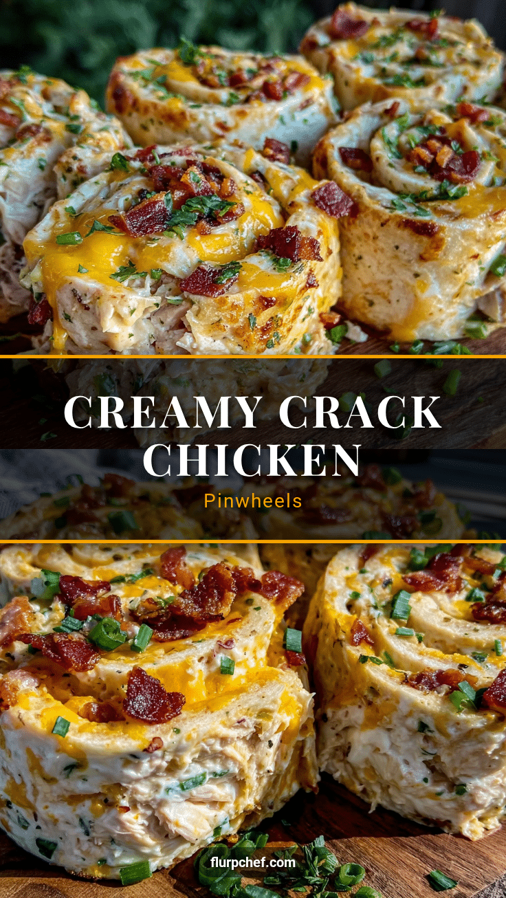 creamy crack chicken pinwheels recipe