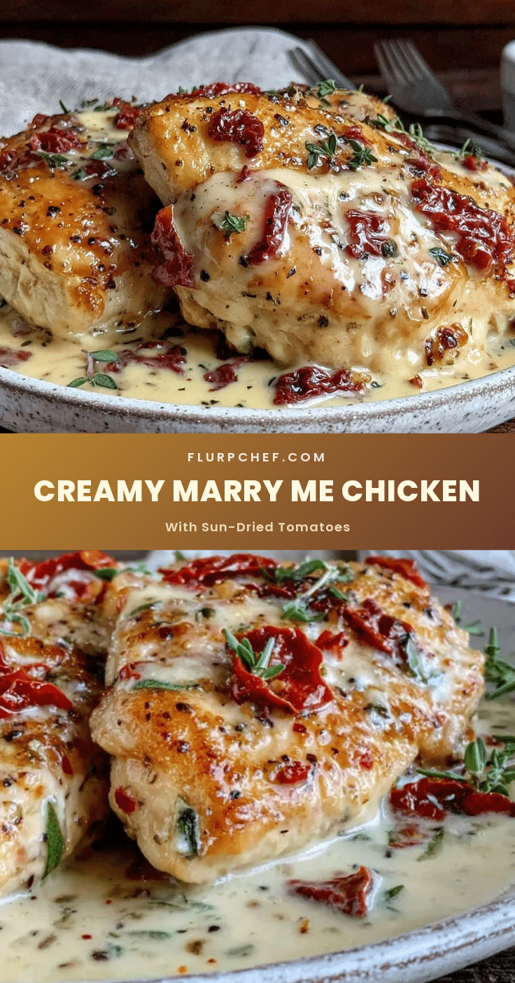 creamy marry me chicken recipe