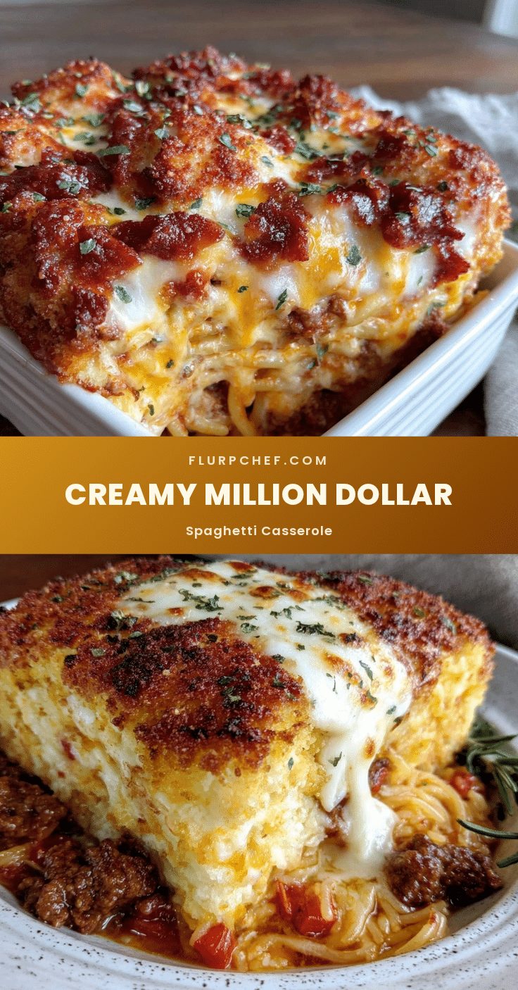 creamy million dollar spaghetti casserole recipe