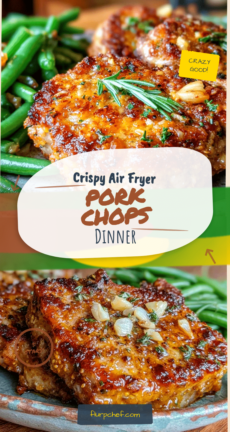 crispy air fryer pork chops recipe