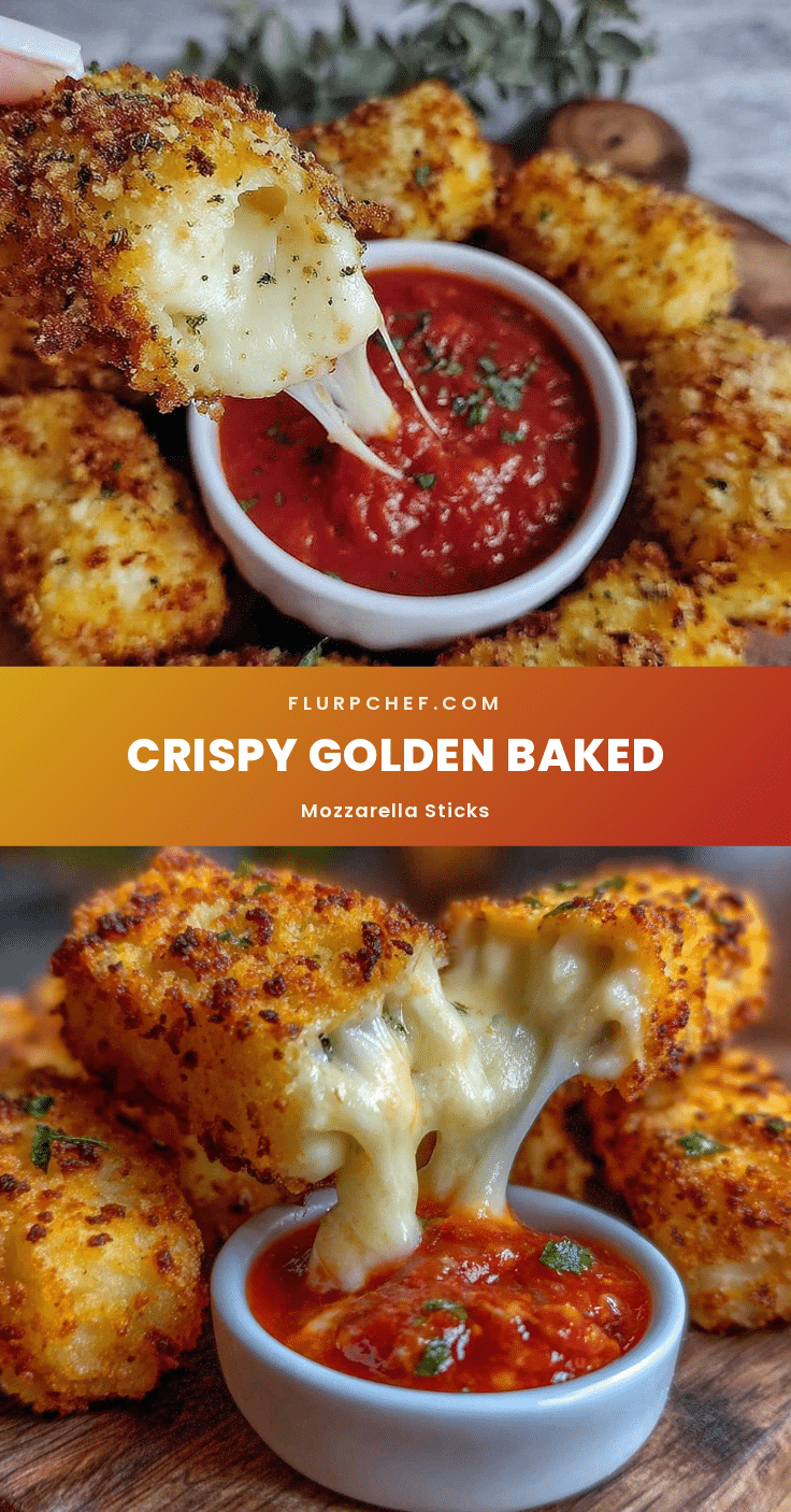crispy baked mozzarella sticks recipe