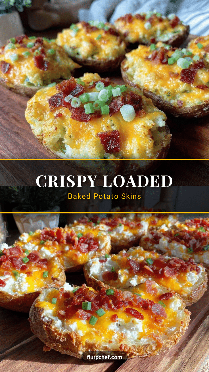 crispy loaded potato skins recipe
