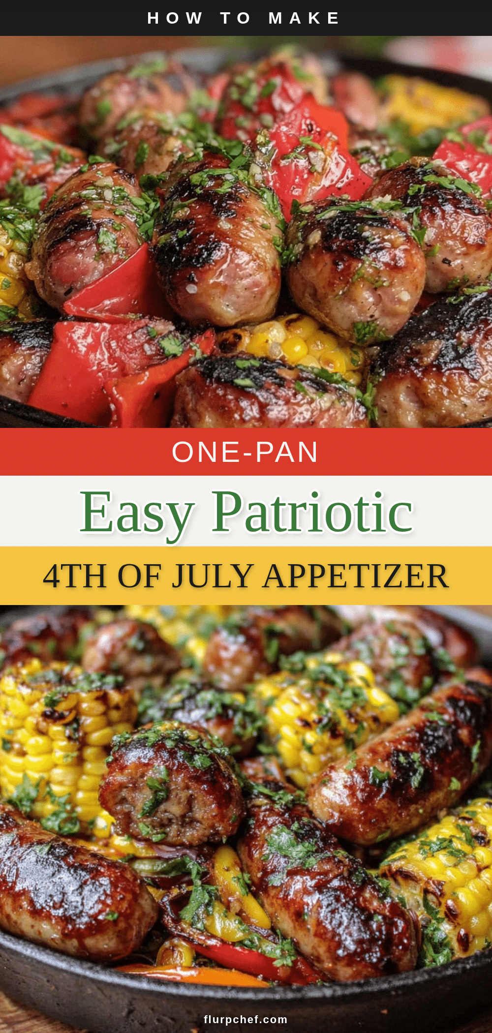 easy 4th of july appetizer one-pan recipe recipe