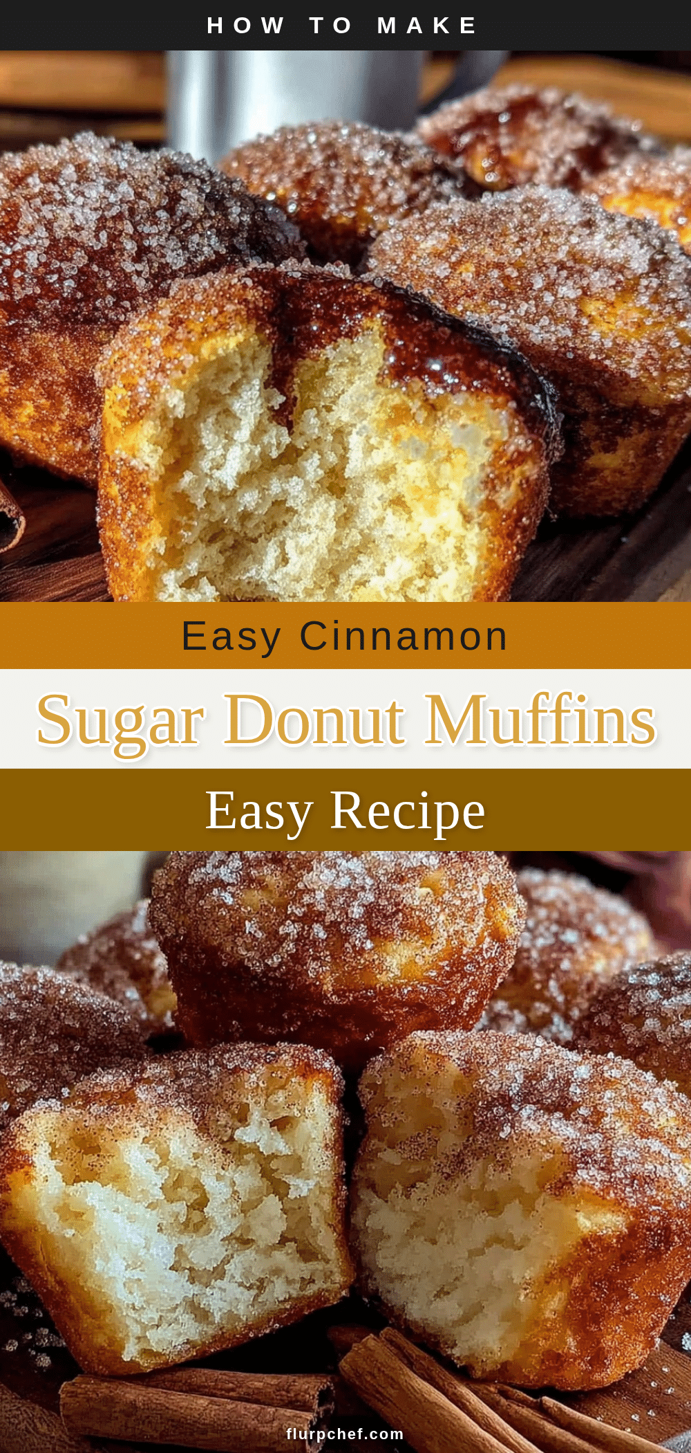 easy cinnamon sugar donut muffins recipe