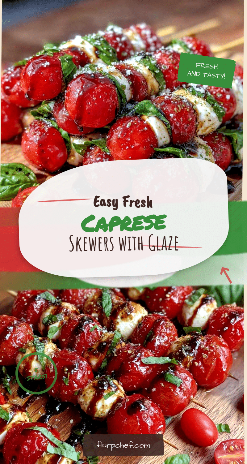 easy fresh caprese skewers recipe