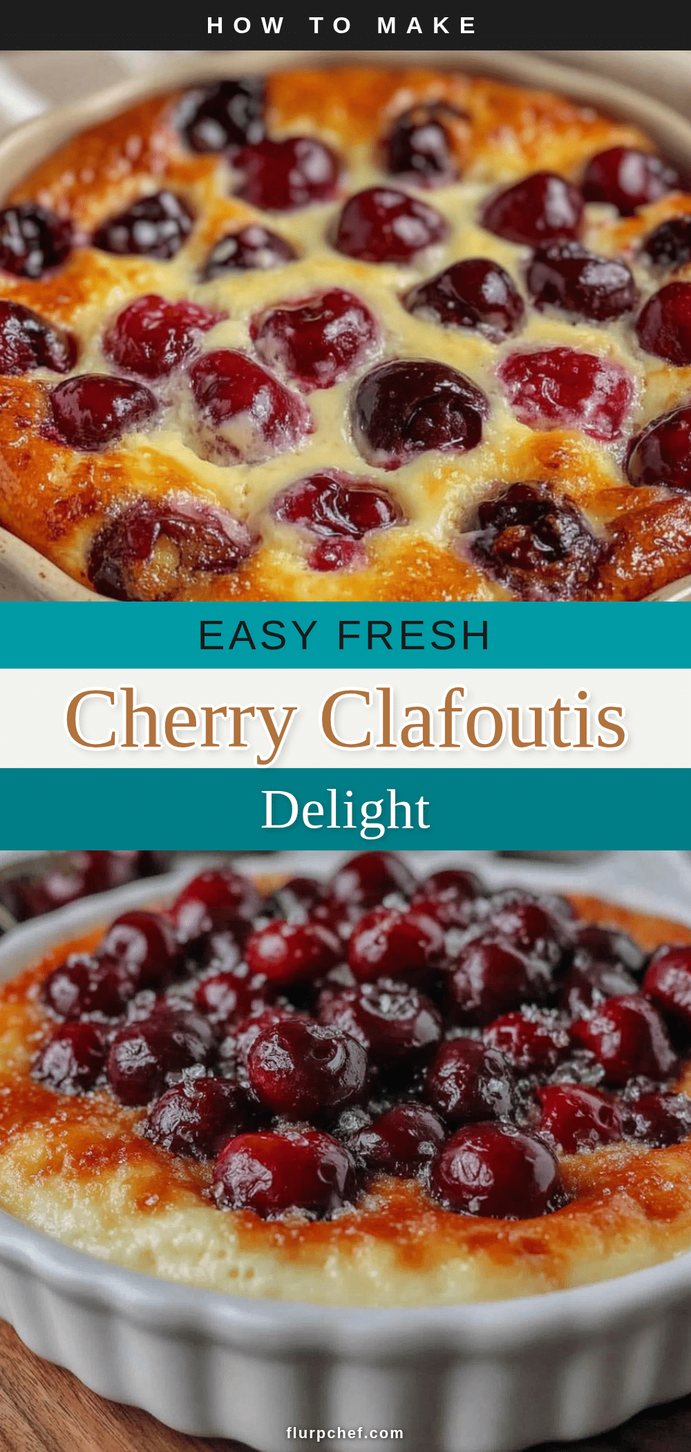 easy fresh cherry clafoutis recipe