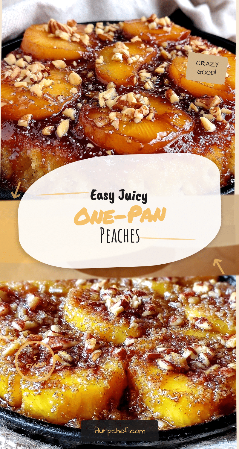 easy juicy one-pan peaches recipe recipe