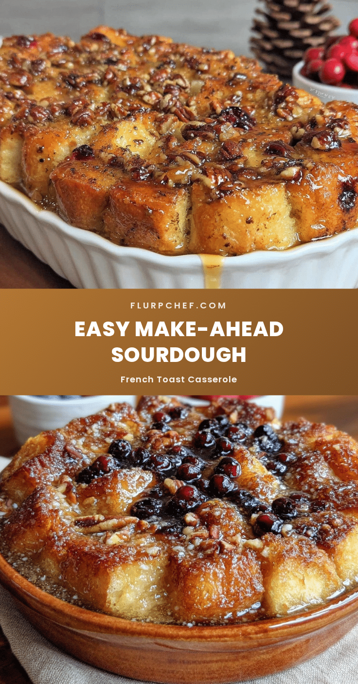 easy make-ahead sourdough french toast casserole recipe