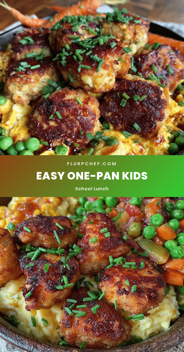 easy one-pan kids school lunch recipe