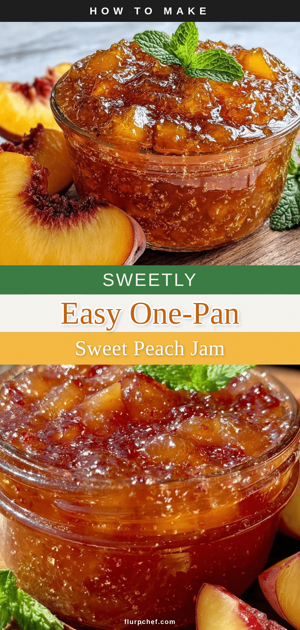 easy one-pan peach jam recipe