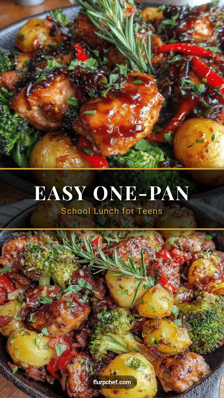 easy one-pan school lunch for teens recipe