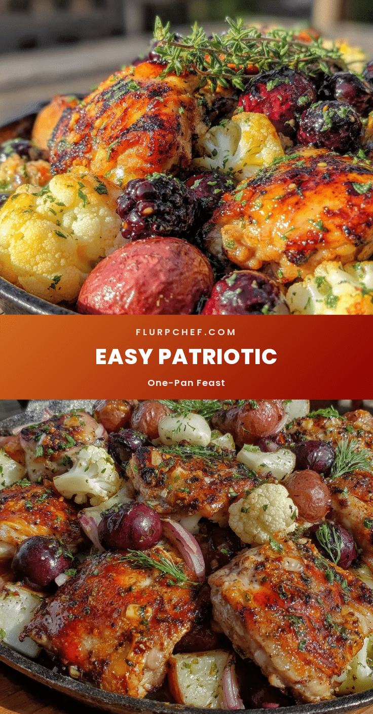 Easy Patriotic One-Pan Fourth of July Feast recipe