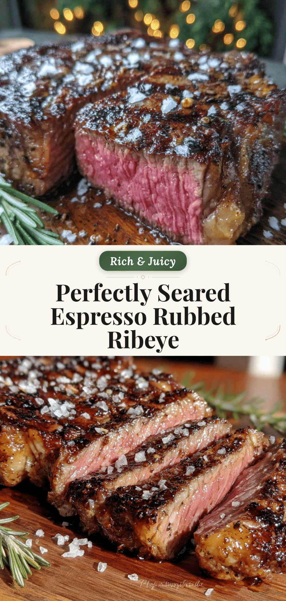 espresso rubbed ribeye steak recipe