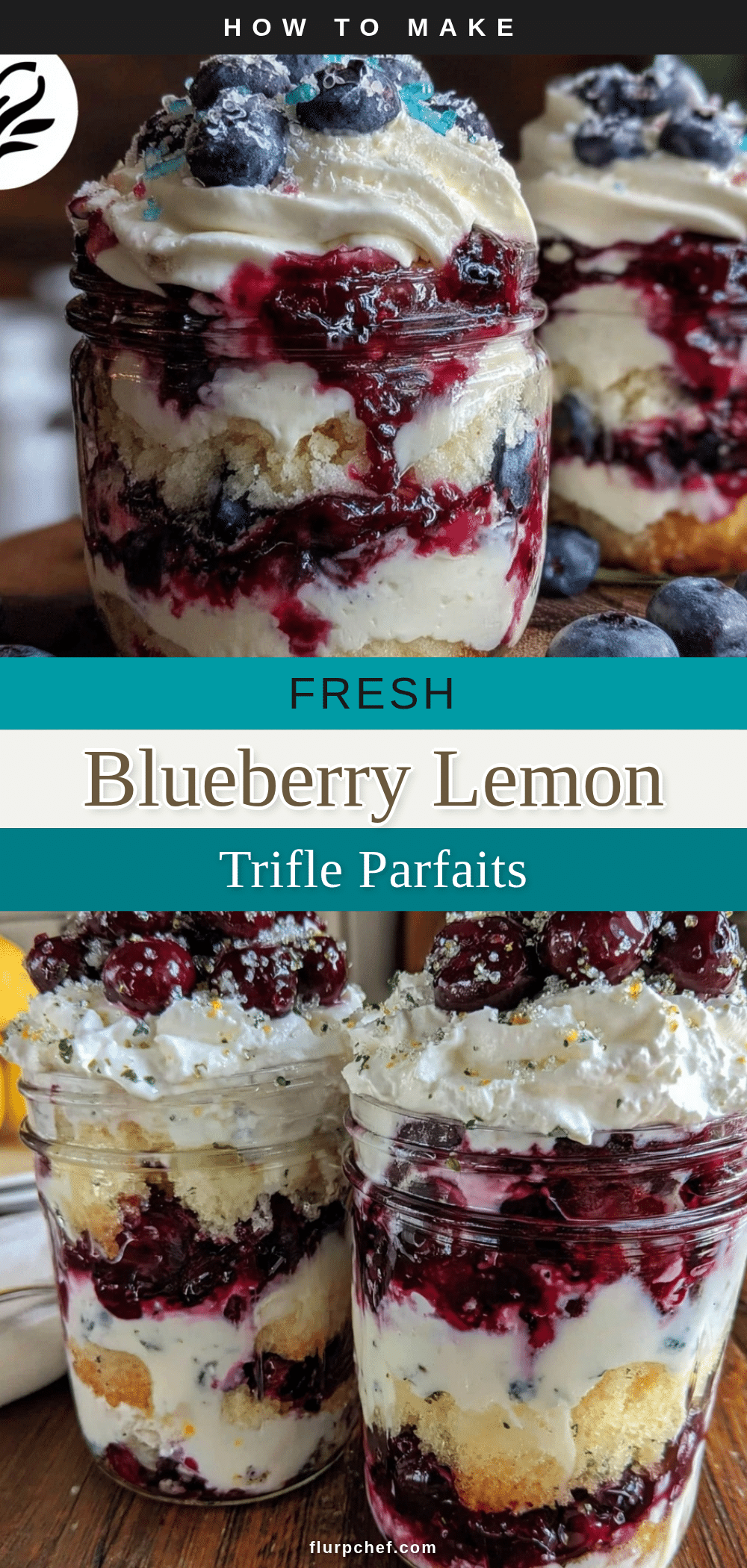 fresh blueberry lemon trifle parfaits recipe