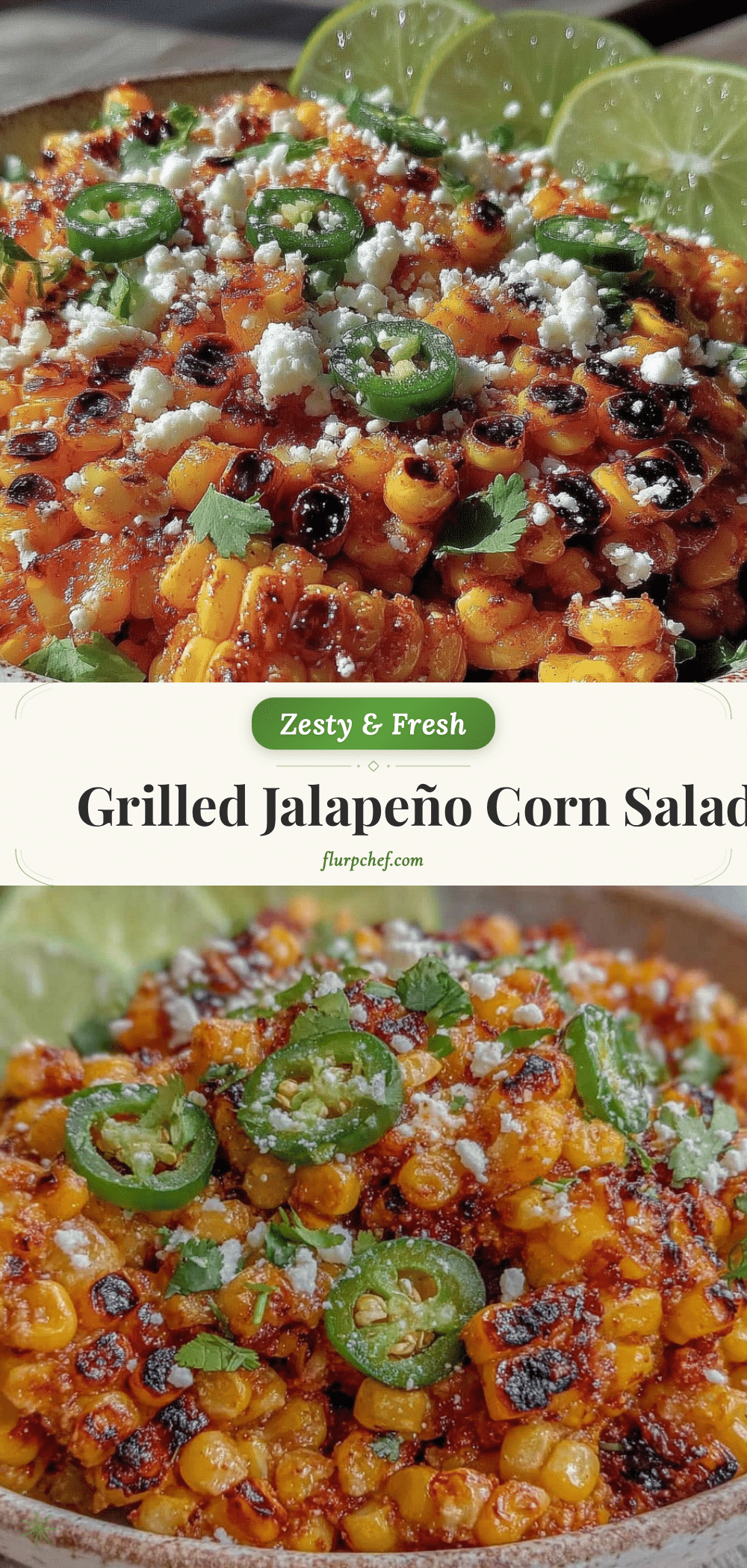fresh grilled jalapeño corn salad recipe