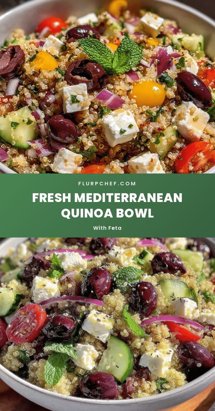 Fresh Mediterranean Quinoa Bowl recipe