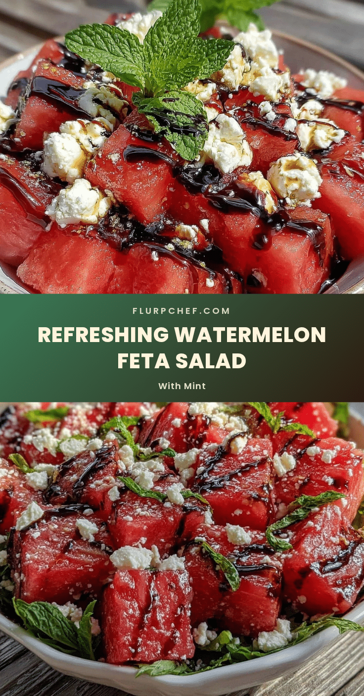 fresh watermelon feta salad recipe