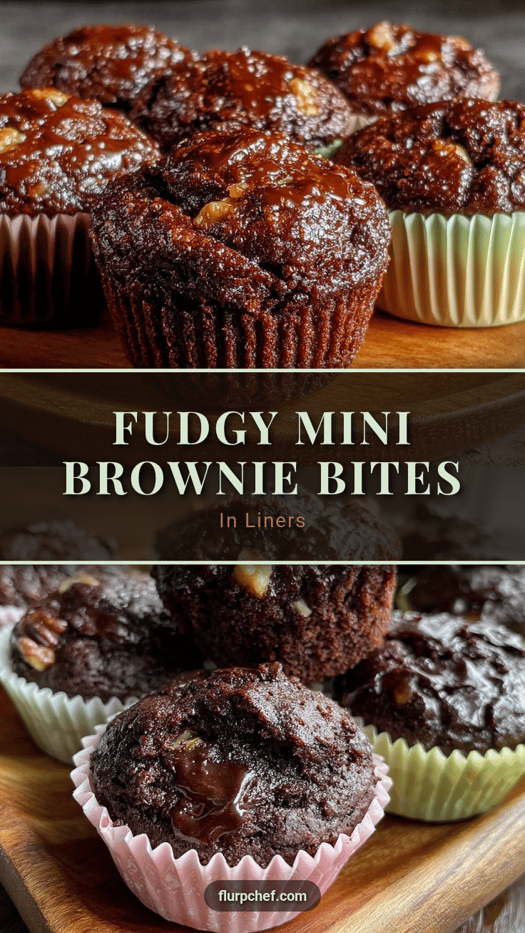 fudgy mini brownie bites recipe