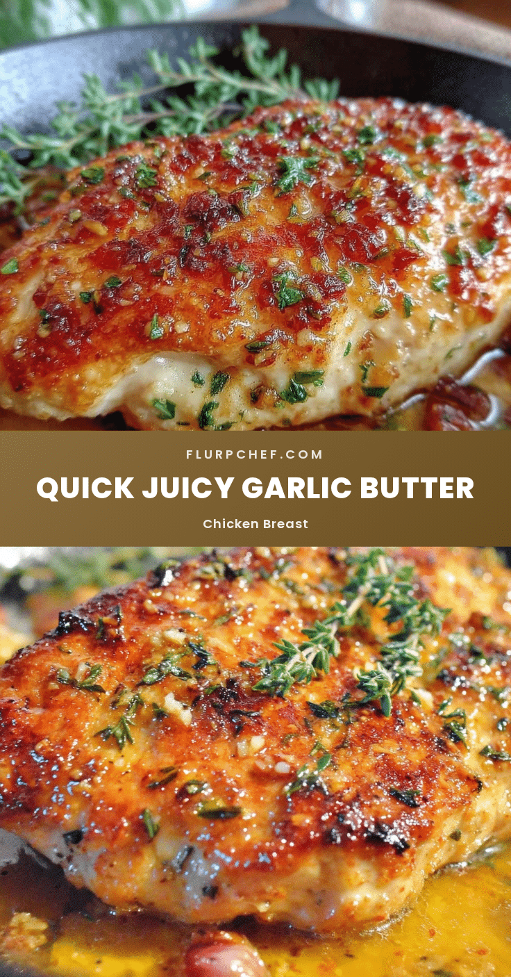 garlic butter chicken breast skillet recipe