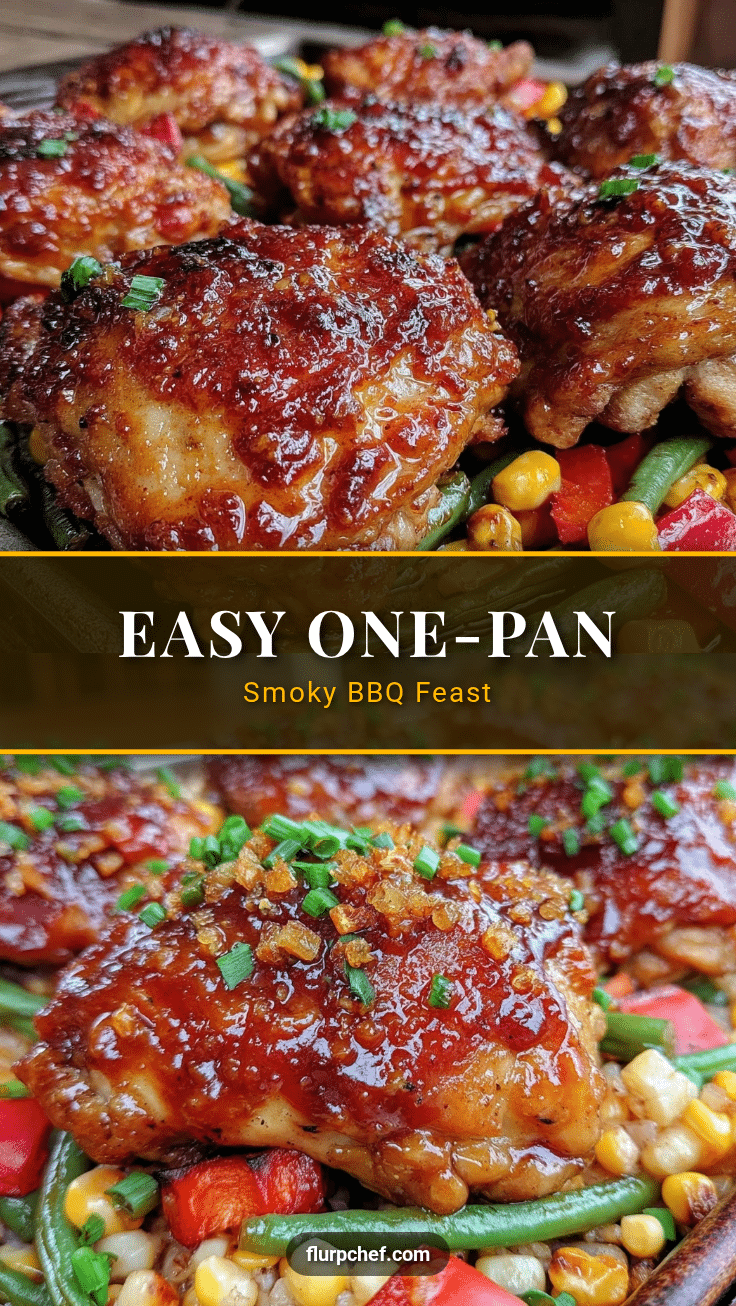 one-pan bbq chicken and roasted vegetables recipe