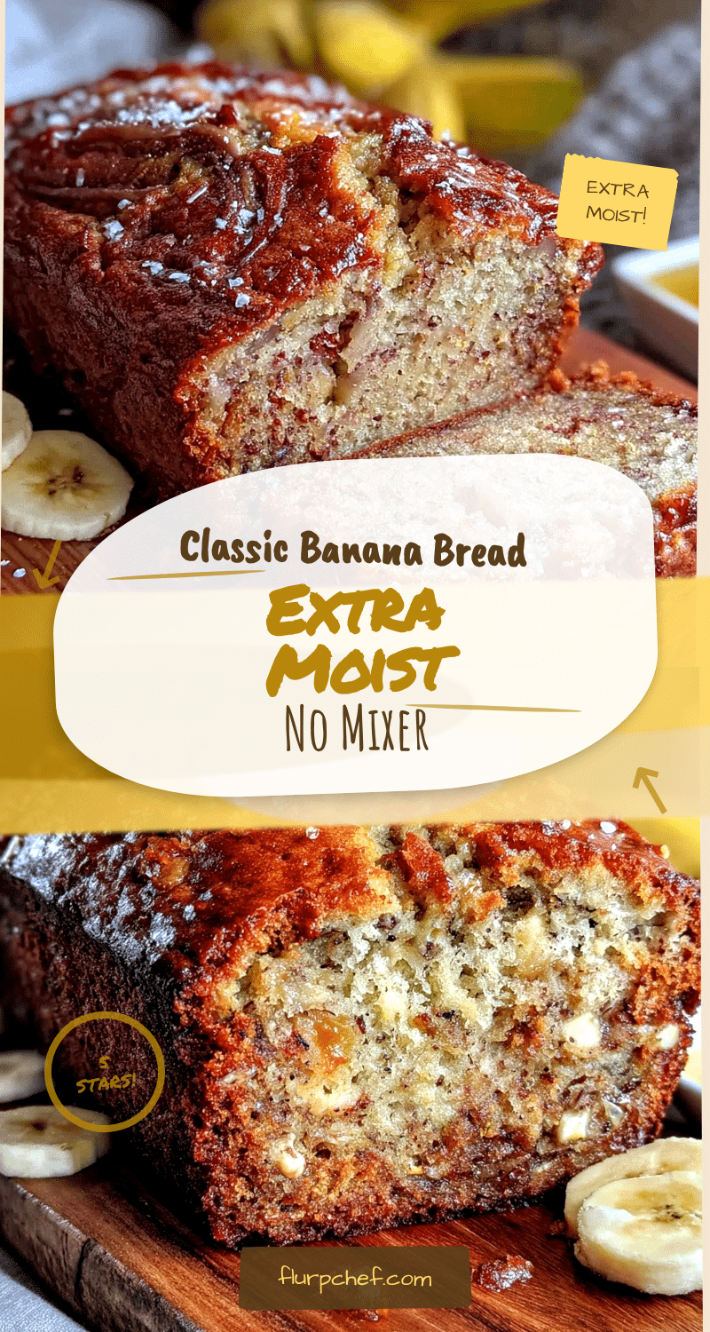 tender classic banana bread recipe